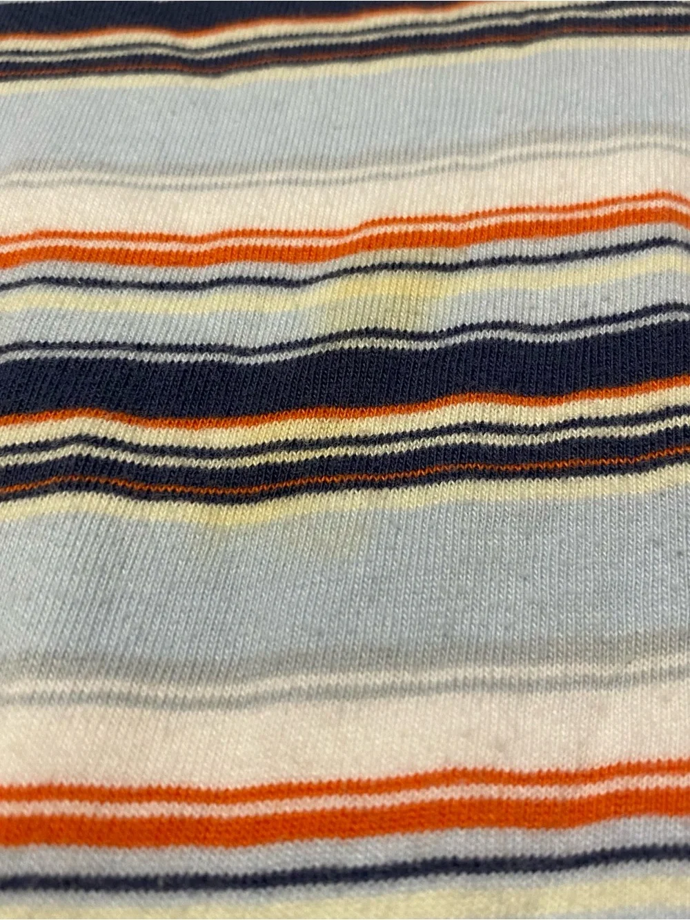 Striped (Calvin Klein Jeans) Polo Shirt - Navy & Light Blue - Kids 18M